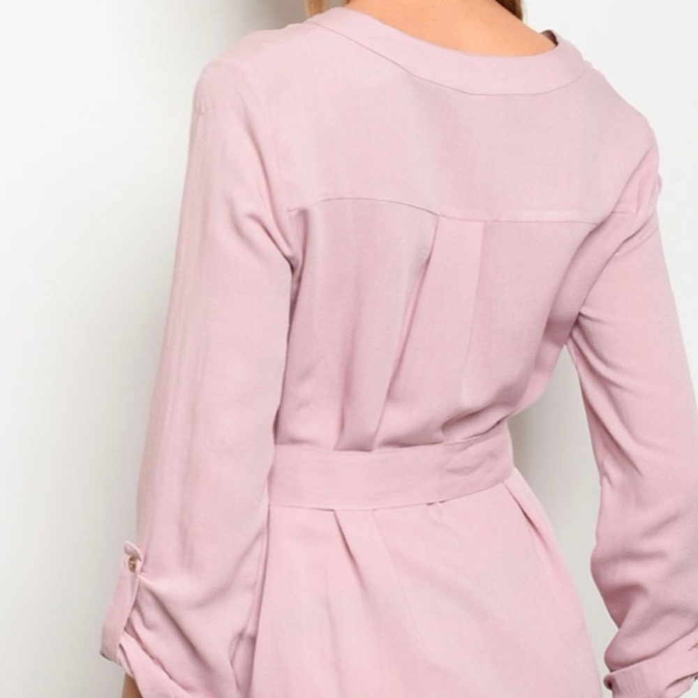 ☀️LAVENDER BUTTON UP DRESS - Picture 6 of 9